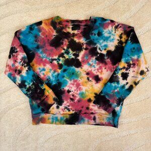 Mother Don’t Sweat It The Square tie dye sweatshirt